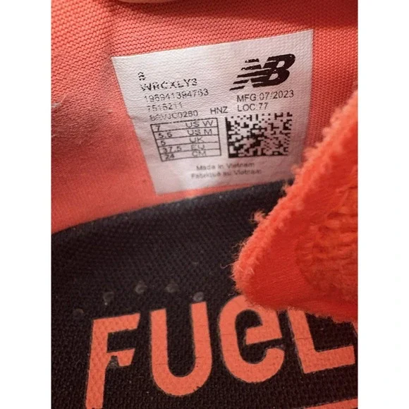 Women New Balance FuelCell SuperComp Trainer v2 WRCXLY3 Neon Dragonfly Orange 7B - Picture 6 of 7